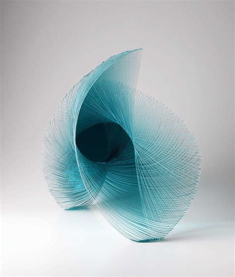 Gorgeous Layered Glass Sculptures Arranged In Spiraling Forms