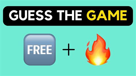Guess The Game By Emoji Challenge Game Quiz Guess The Emoji Youtube