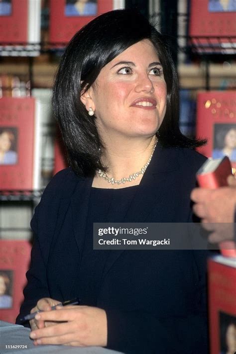 Monica Lewinsky During Monica Lewinsky Monicas Story Book Signing