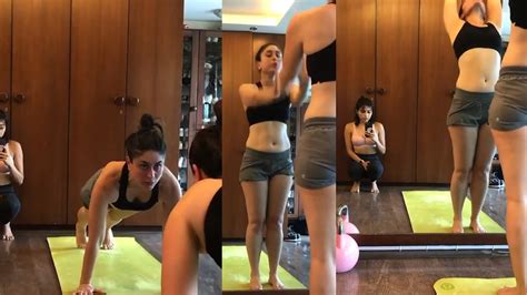 Kareena Kapoor Stunning Gym Video Will Give You Fitness Goal Youtube