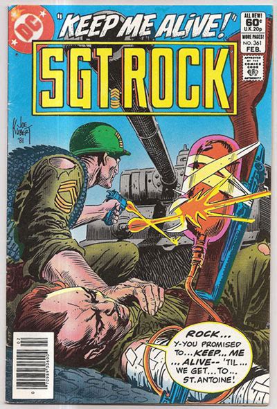 Sgt Rock Vol 1 361 Dc Database Fandom