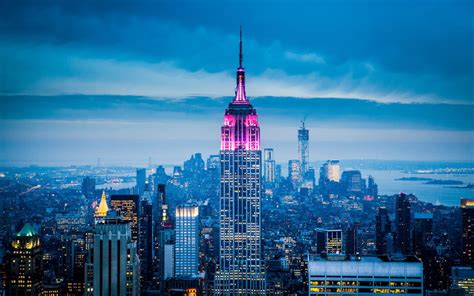 Empire State Building In New York Papel De Parede Para Celular Para