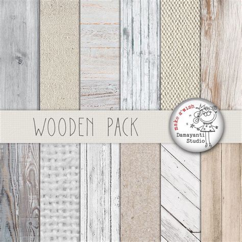 Wood Digital Paper Wood Background White Wood Texture Etsy Wood