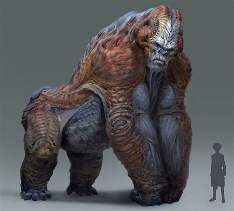Artstation Alien Gorilla Design Sui Yangyang Fantasy Monster