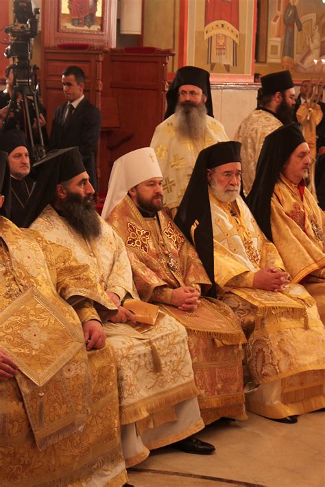 Pelerin Ortodox Patriarch John X Of Antiochs Enthronement