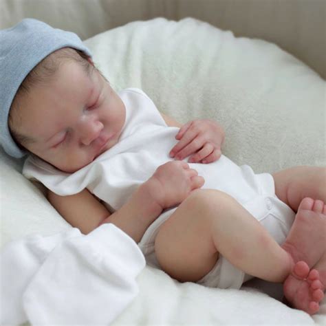 Rsgdolls 20 Reborn Baby Boy Gray Realistic Lifelike Handmade Doll