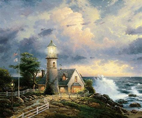 Amoutletstore Thomas Kinkade Lighthouse Storm Thomas Kinkade Lighthouse