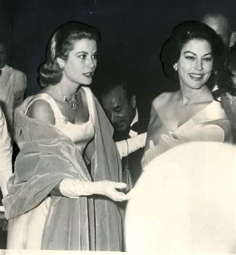 Grace Kelly And Ava Gardner Two Of The Most Beautiful Women Hollywood Has Ever Seen In The Same