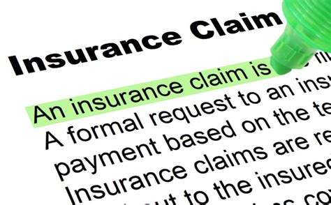 Insurance Claim Highlighted Words And Phrases