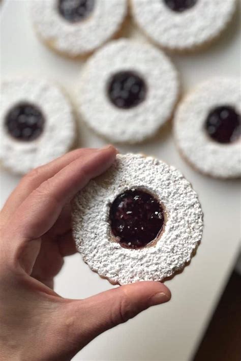 Shortbread Linzer Cookies With Raspberry Filling Ugly Duckling Bakery