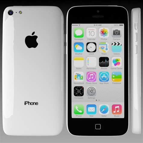 Apple Iphone 5c 32gb Smartphone For Att Wireless White Excellent