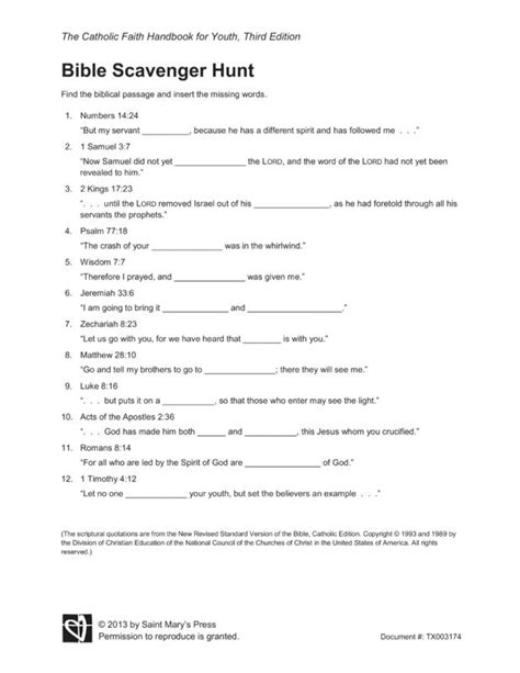 Printable Bible Worksheets For 5th Graders Learning How To Read