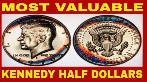 Top 6 Most Valuable Kennedy Half Dollars Chart News