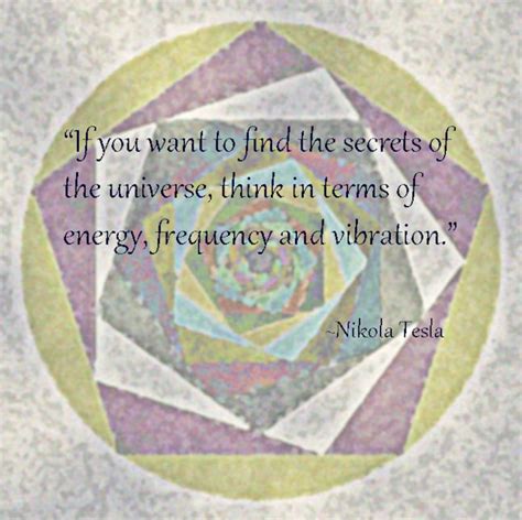 Nikola Tesla Quote Over Sacred Geometry Original Digital Art Etsy
