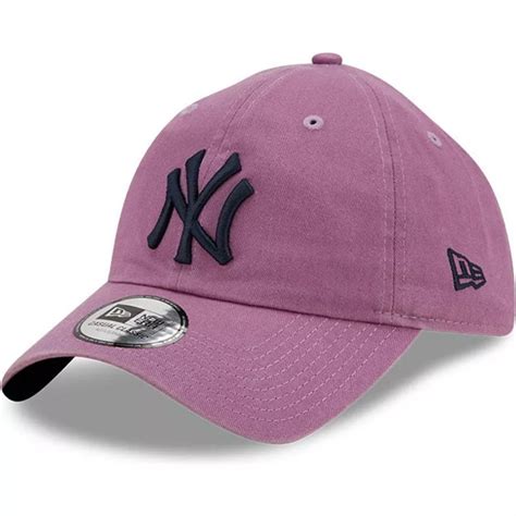 Gorra Curva Violeta Ajustable Con Logo Negro 9twenty Essential Casual