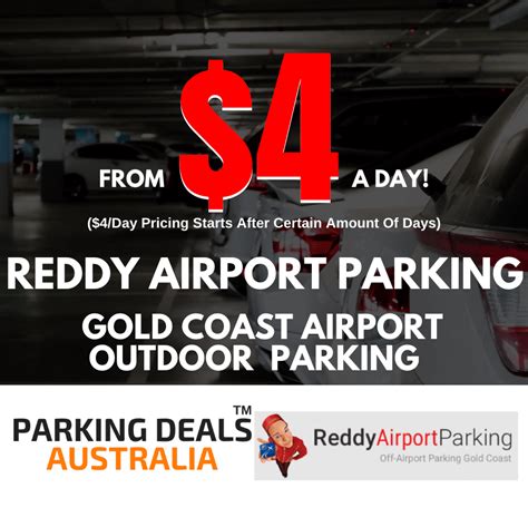 reddy airport parking gold coast airport parking from 4 day