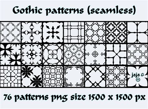 Gothic Patterns By Jojo Ojoj On Deviantart