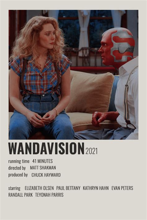 Wandavision Polaroid Poster Movie Character Posters Iconic Movie