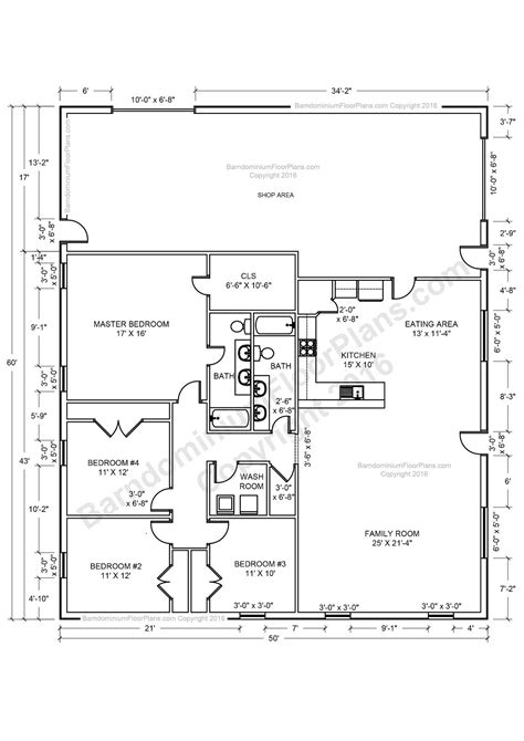 Bedroom Barndominium House Plans A Complete Guide House Plans