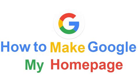 Another way of making google or any other website as the homepage is directly going to the particular site. How to Make Google My Homepage in Windows 10 - Latest Gadgets