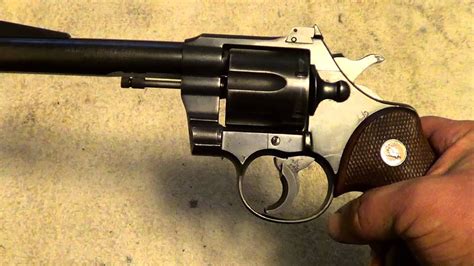 Colt Officer S Model Special Revolver Youtube