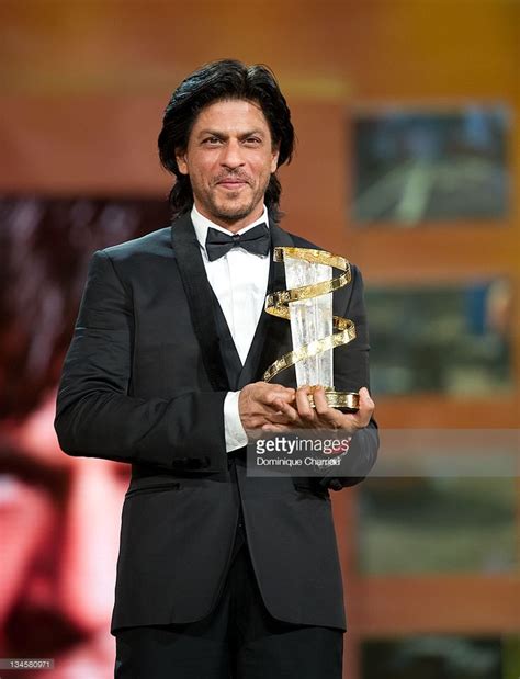 Shah Rukh Kahn Receives An Award During The Marrakech International Film Festival 2011 Opening