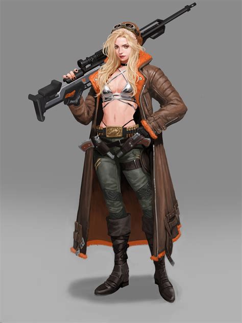 Artstation Fps Game Concept Character Dada Lee Game Character