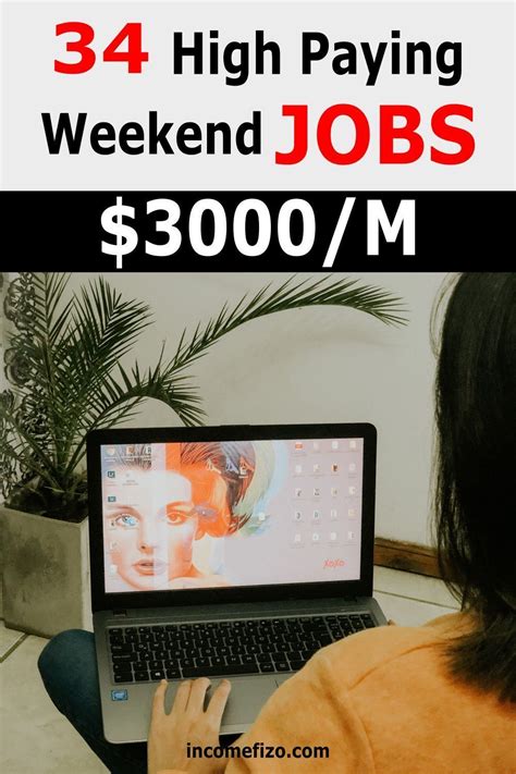 28 High Paying Jobs To Make Extra Money On Weekends - in 2021 | Weekend ...