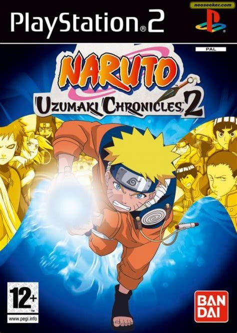 Naruto Uzumaki Chronicles 2 Ps2 Front Cover