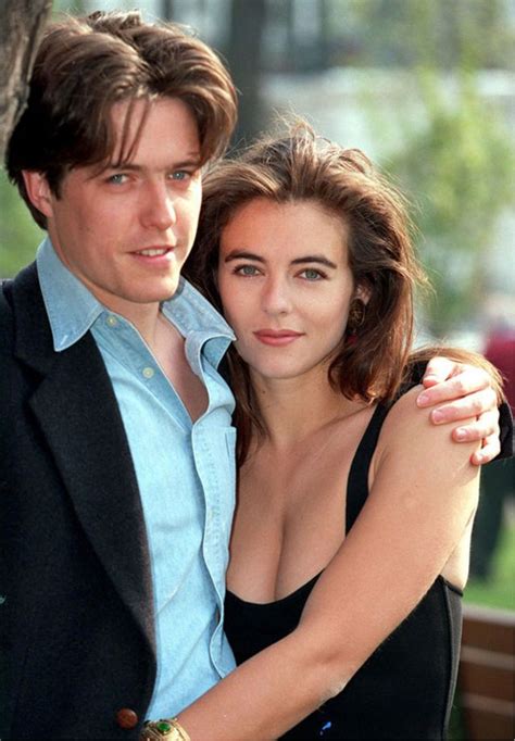 22 Candid Photographs Of Hugh Grant And Elizabeth Hurley One Of The Hottest Couples In The