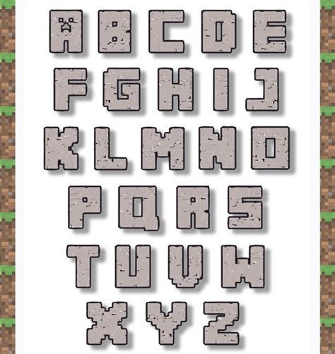 Minecraft happy birthday card template printable people from all over the world give greeting cards on special occasions, and they. Free printable minecraft letters - Google Search (With ...