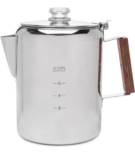 Coletti Stainless Steel 12 Cup Coffee Percolator