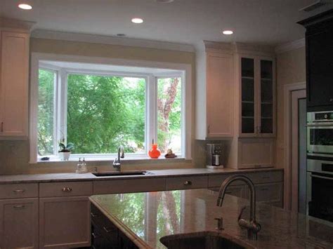 Bay Window Kitchen Designs Small Sink White Kitchens With With Images