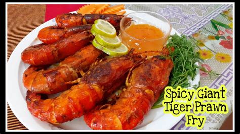 Crispy Spicy Tiger Prawns Super Easy Giant Prawn Shrimp Recipe Sea