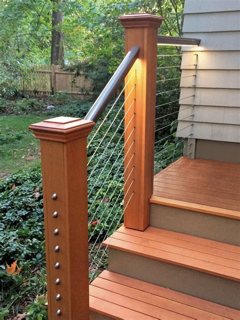 Cablerail Stair Kit By Feeney Railings Outdoor Patio Deck Designs