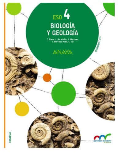 Solucionario Biología y Geología 4 Eso Anaya PDF 2022
