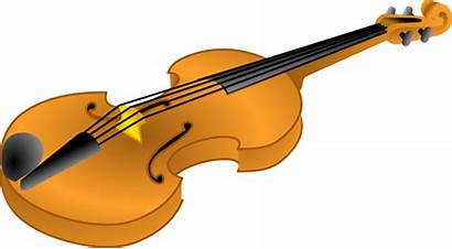 Violin Clip Fiddle Clipart Vector Cliparts Brown