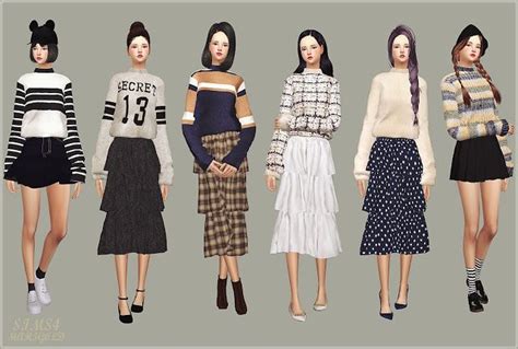 Sims 4 Ccs The Best Clothing By Marigold Sims 4 Teen Sims Cc Sims