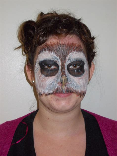 Owl Face Paint By Lillycolette On Deviantart