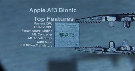 It has 8.5 billion transistors. What new features are present in the Apple A13 bionic chip ...