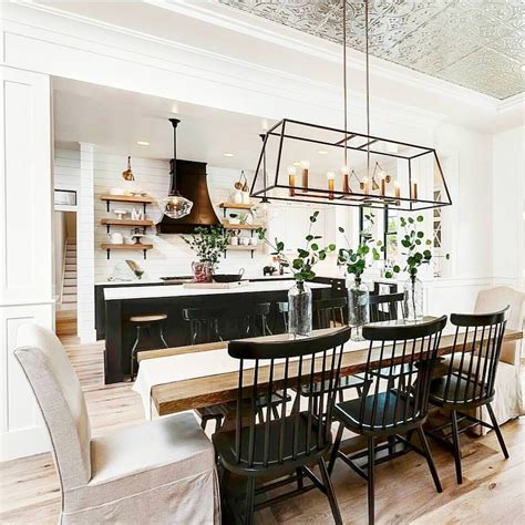 Pin By Savren Nelson On Home Modern Farmhouse Dining Room