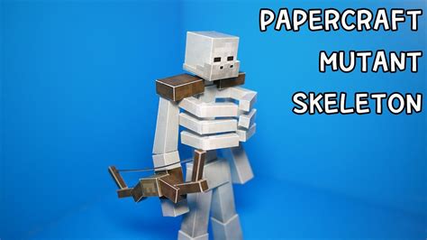 Minecraft Papercraft Mutant Skeleton