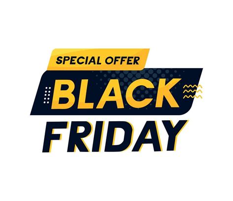 Special Offer Black Friday Label 13815504 Vector Art At Vecteezy