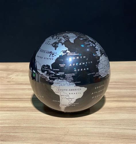 Rotating Led World Globe With Automatic Road System Earth Etsy
