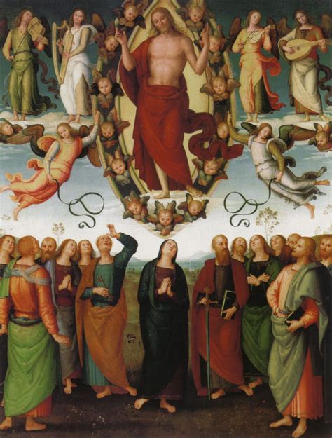 The Ascension Of Christ Pietro Perugino Encyclopedia