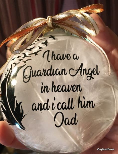 I Have A Guardian Angel In Heaven And I Call Him Her Dad Etsy