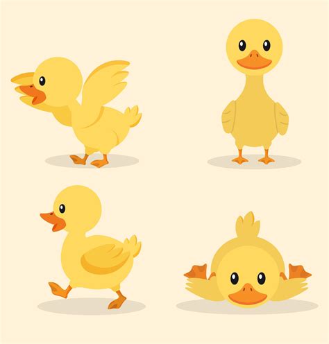 Yellow Duck Set Vector Art At Vecteezy My Xxx Hot Girl