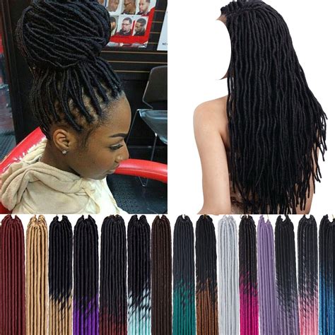 Sego New Straight Faux Locs Crochet Hair Curly New Soft Locs Crochet Hair For Women Pre Looped