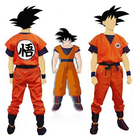 Two Style Adult Anime Dragon Ball Z Son Goku Cosplay Costume Halloween