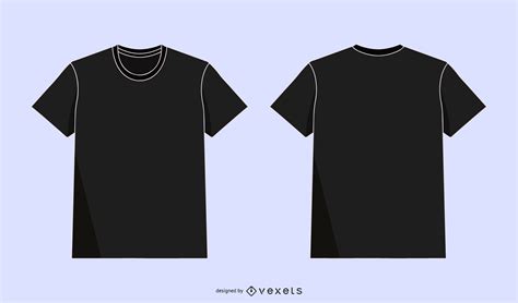 Vector T Shirt Front Back Illustration Pack Vector Download